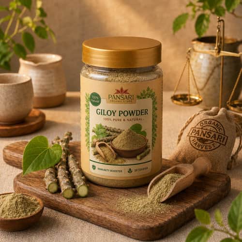 Premium Pure Giloy (Guduchi) Powder - 100% Raw & Natural image 1