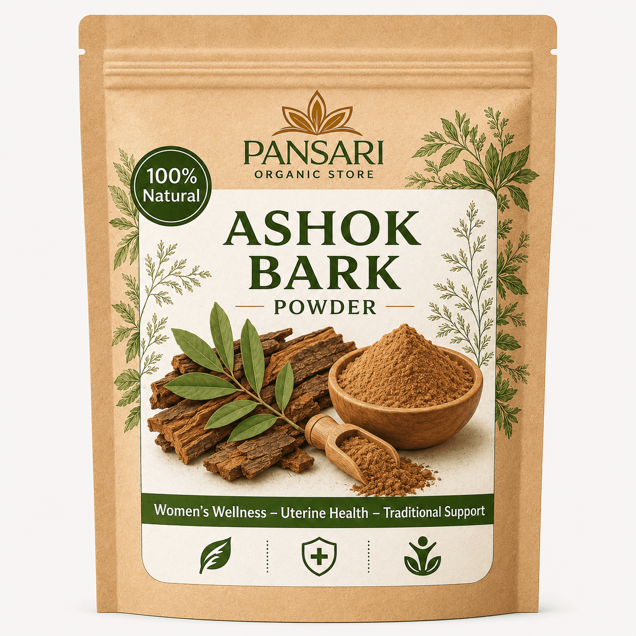 Premium Pure Ashoka Bark Powder image 1
