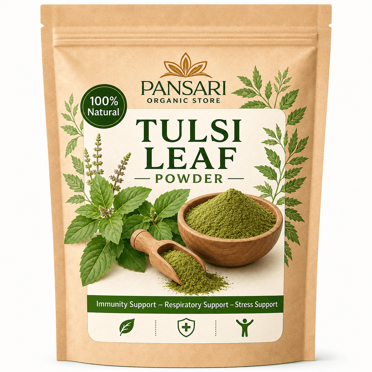 Premium Pure Tulsi Powder image 1