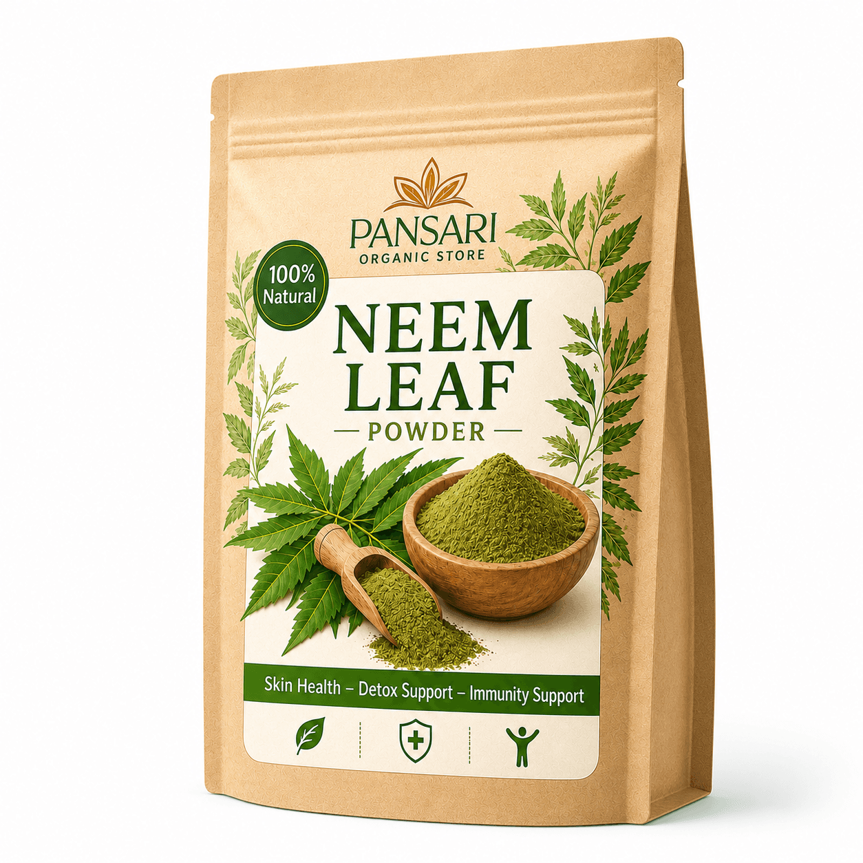 Premium Neem Leaf Powder (100% Pure & Organic) image 2