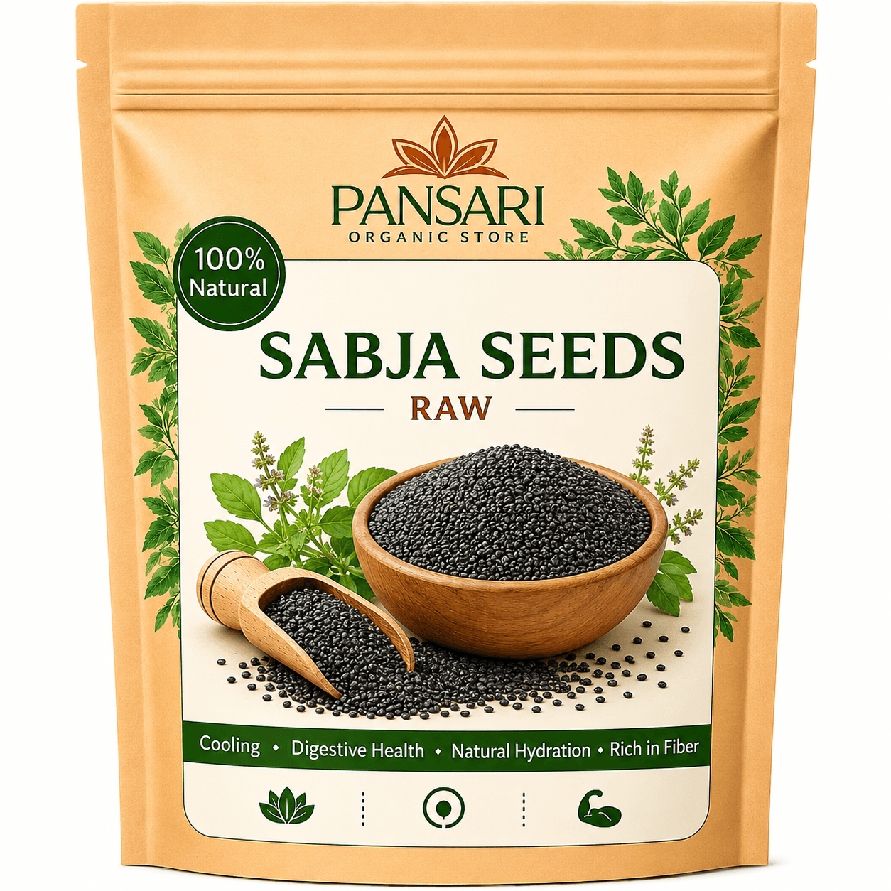 Buy Organic Sabja Seeds Online India | Pansari Pro