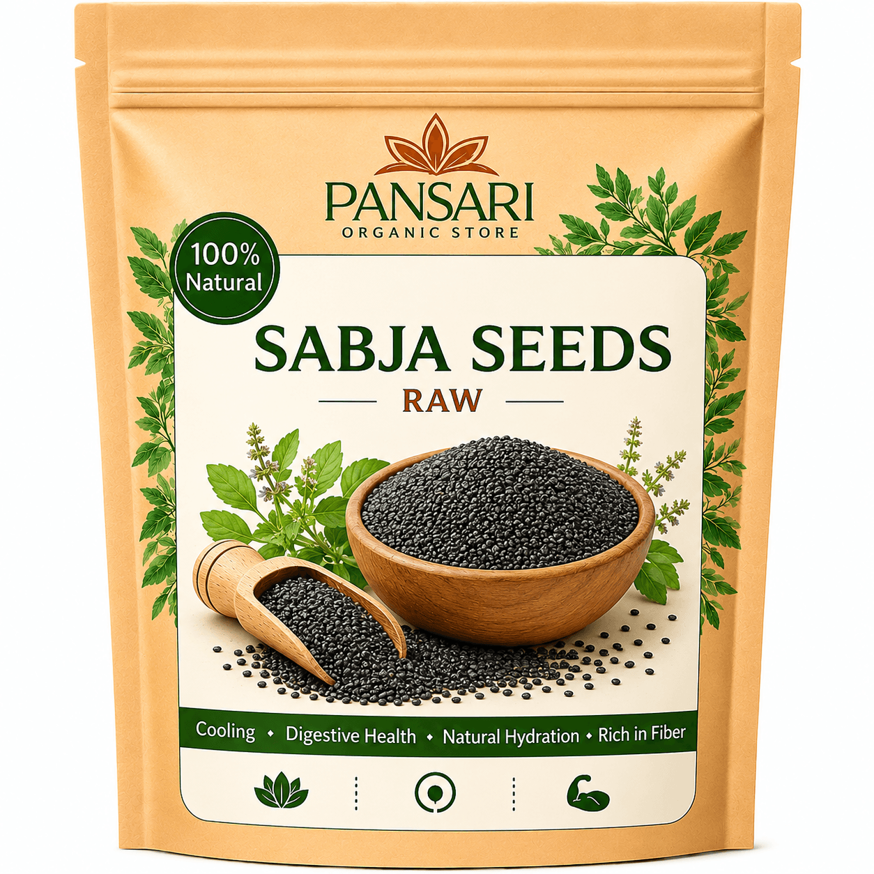 Buy Organic Sabja Seeds Online India | Pansari Pro