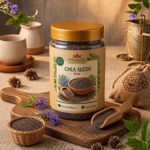 Pansari Organic Store Raw Chia Seeds