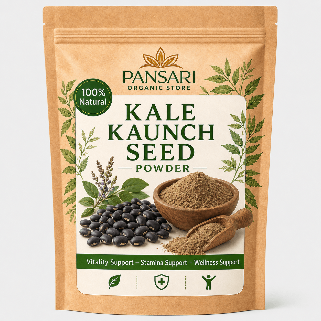 Premium Pure Kala Kaunch Powder