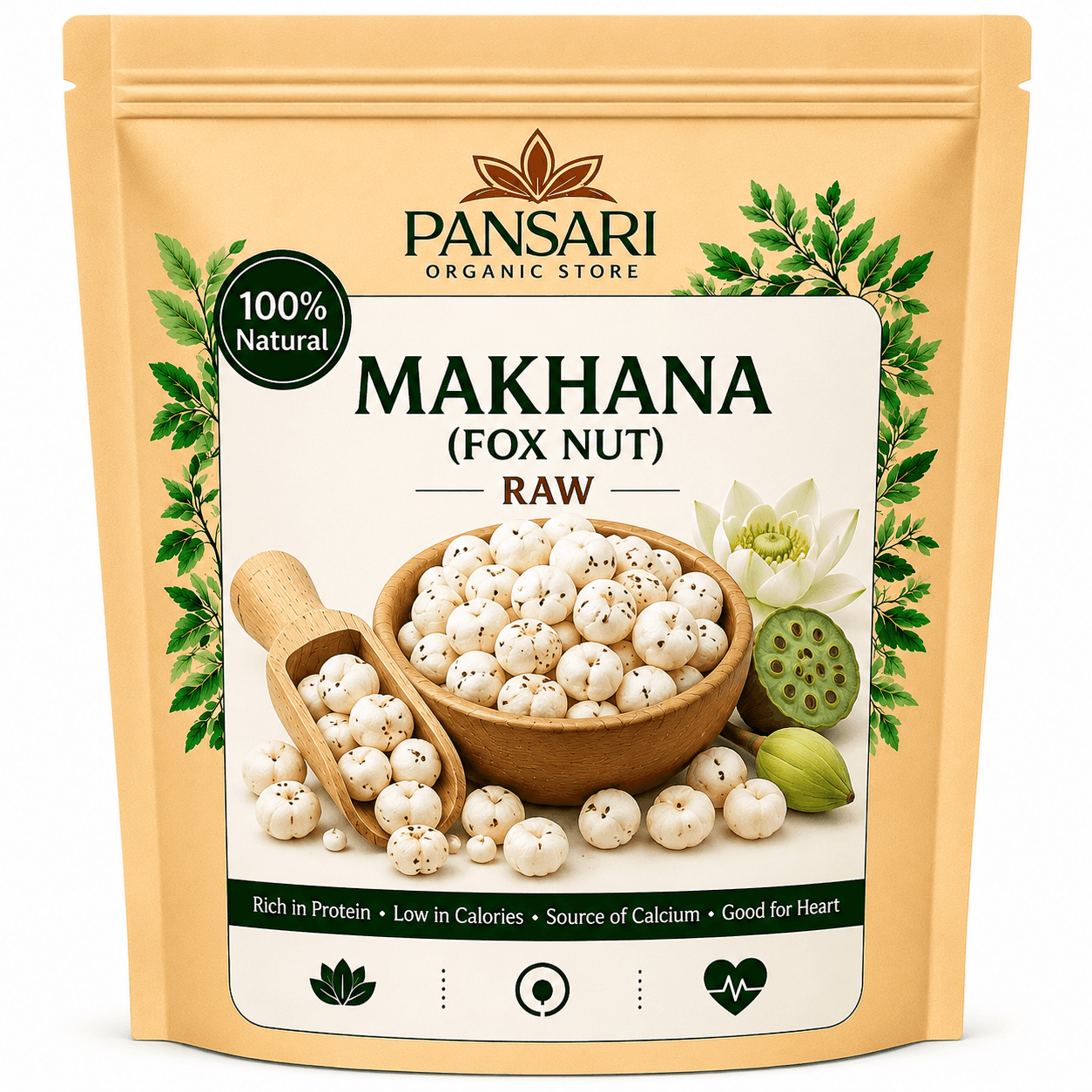 Premium Fox Nuts Makhana Online Natural Lotus Seeds